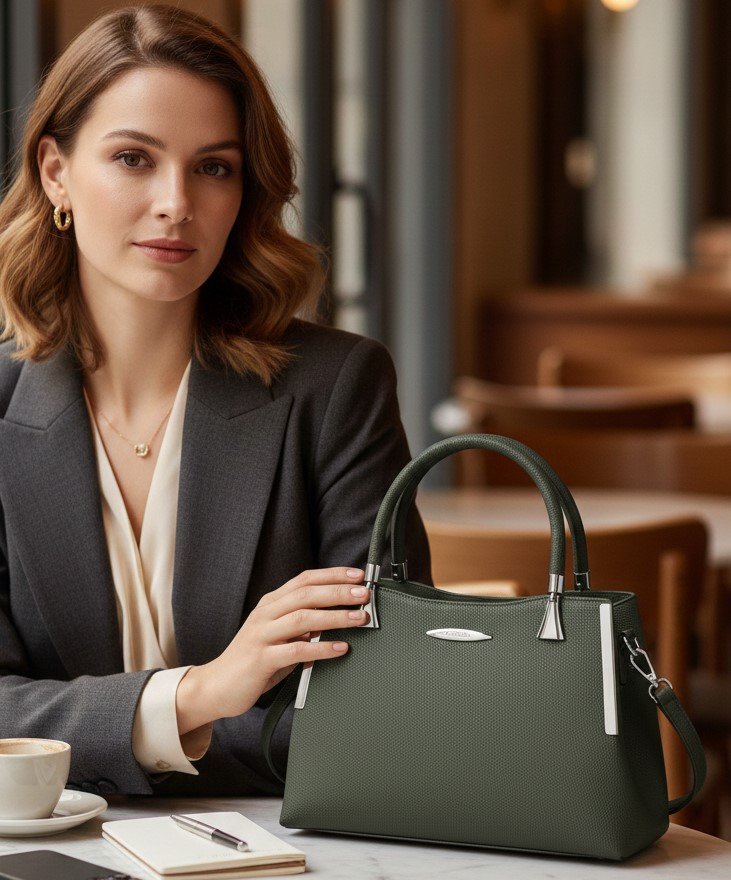 Aurora Structured Office Handbag - Image 2