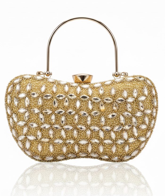 Crystal Embellished Evening Clutch
