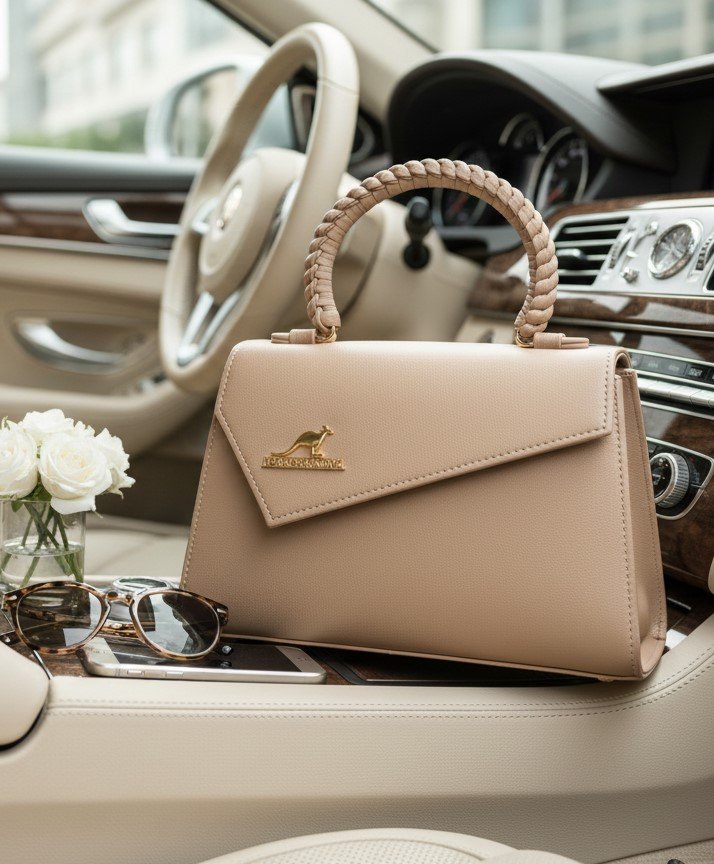 Braided Handle Mini Top-Handle Bag - Image 2